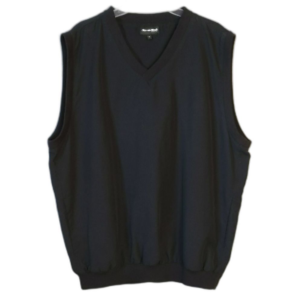 Bolle Golf Black Pullover Vest with Pockets Men's XL